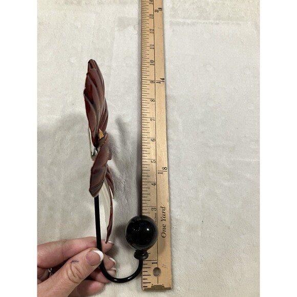 Metal Daisy Floral Bathroom Wall Hook Boho Flower Cottage Core Farmhouse - Picture 3 of 6